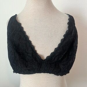 Dobreva Black Lace Lightly Lined Bra